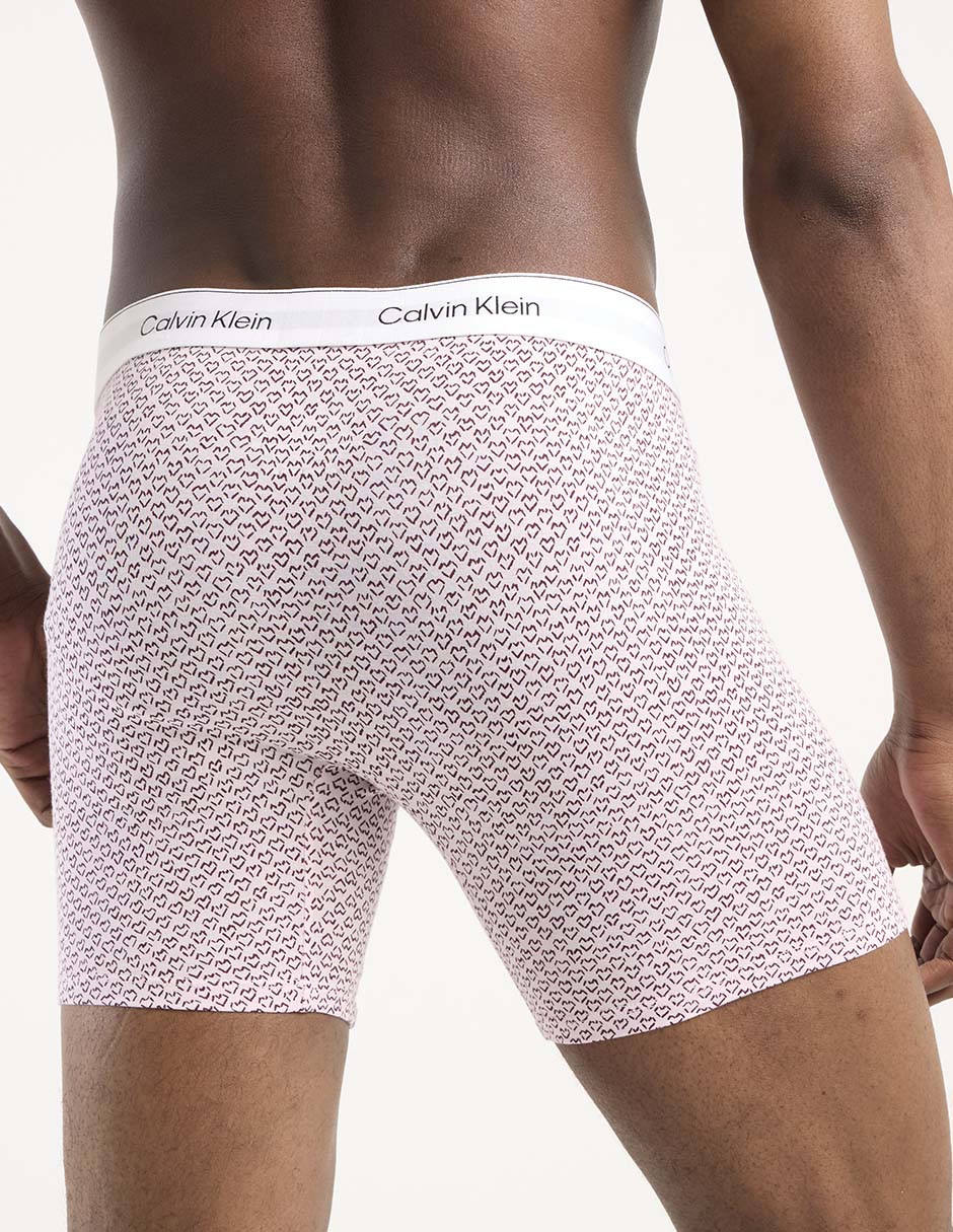 Set bóxer brief Calvin Klein de algodón para hombre 3 piezas