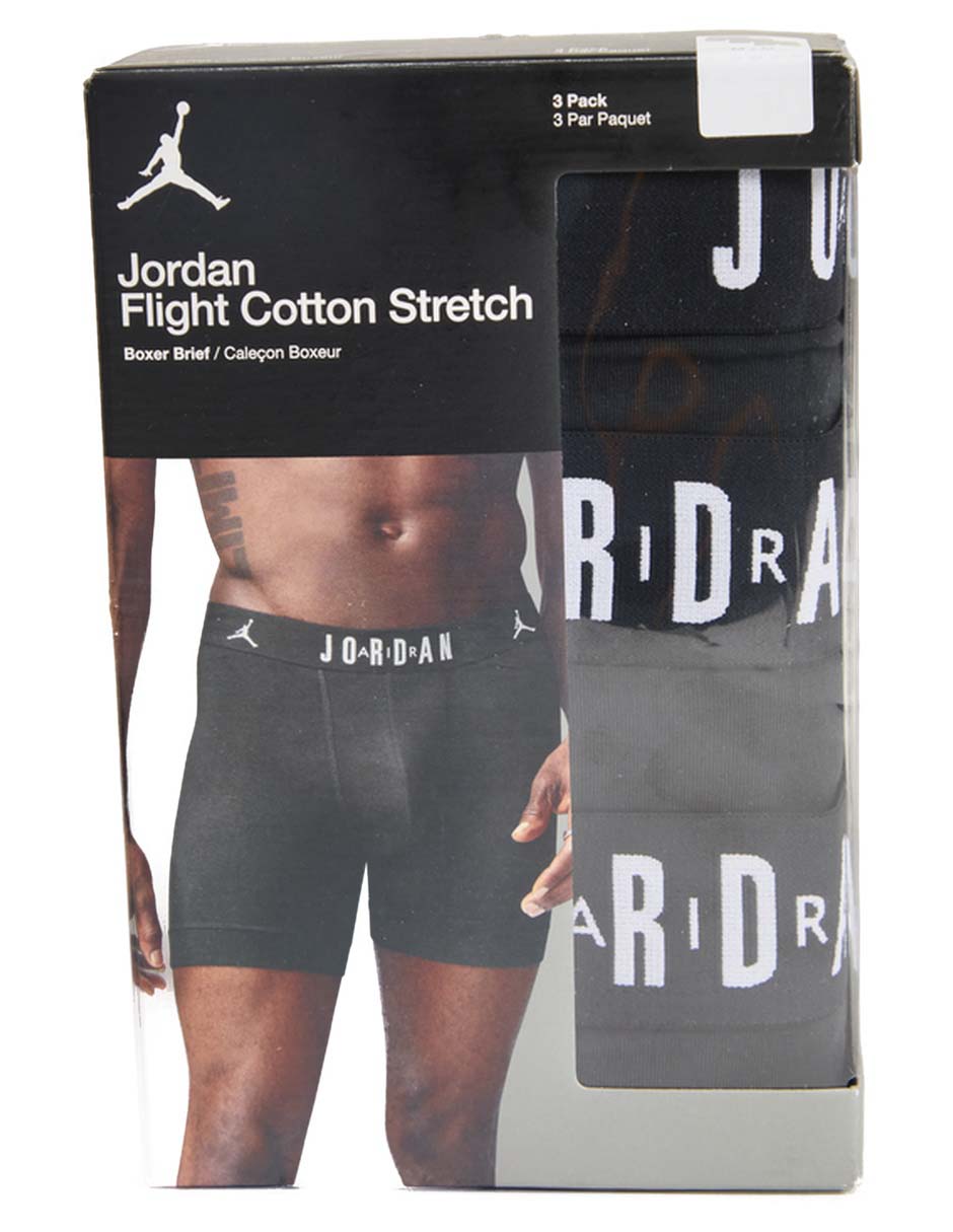 Set bóxer brief Jordan de algodón para hombre 3 piezas