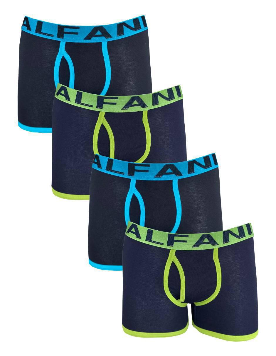Set bóxer brief de algodón para hombre 4 piezas Set bóxer brief de algodón para hombre 4 piezas