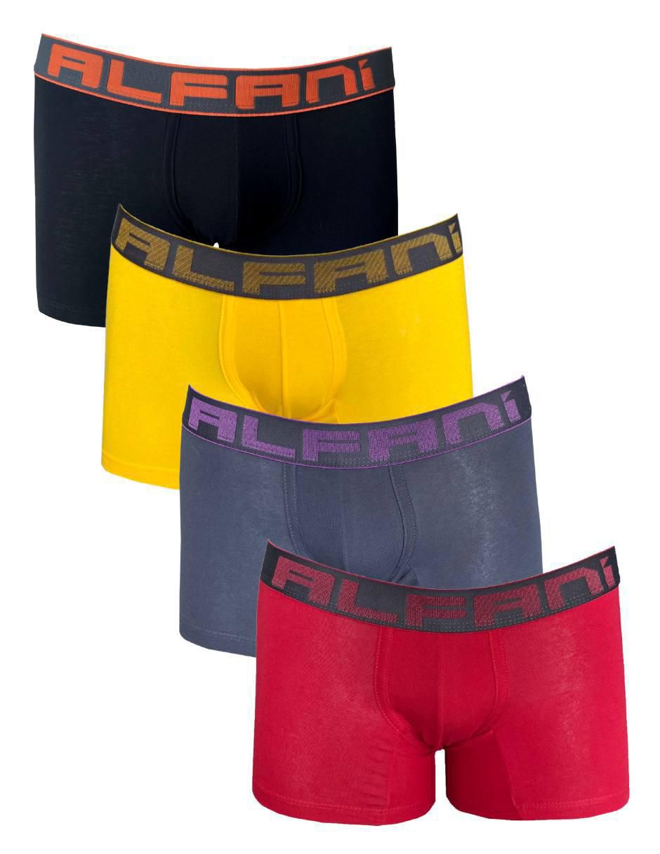 Set bóxer brief de algodón para hombre 4 piezas Set bóxer brief de algodón para hombre 4 piezas