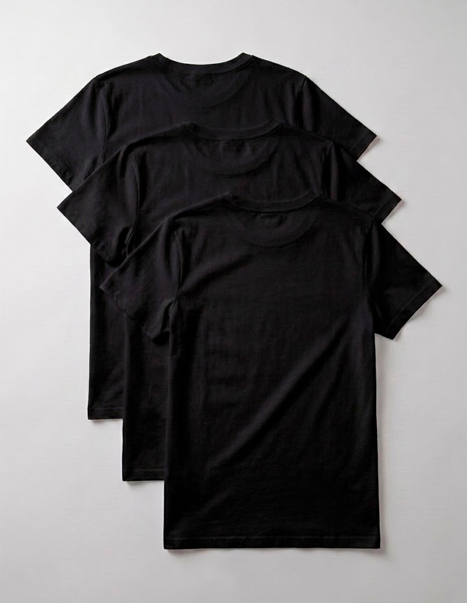 Set camiseta cuello redondo para hombre 3