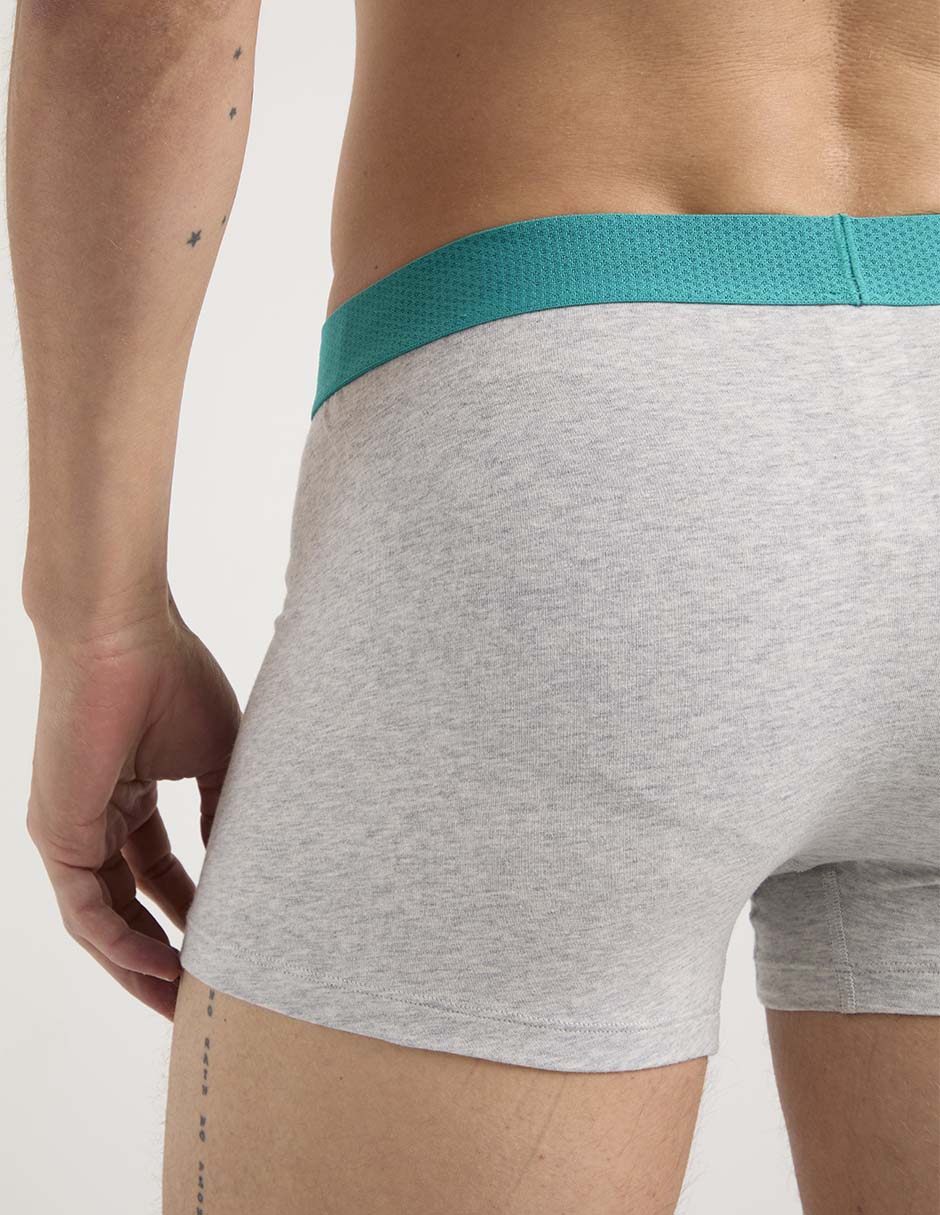 Set Bóxer trunk adidas de algodón para hombre 3 piezas
