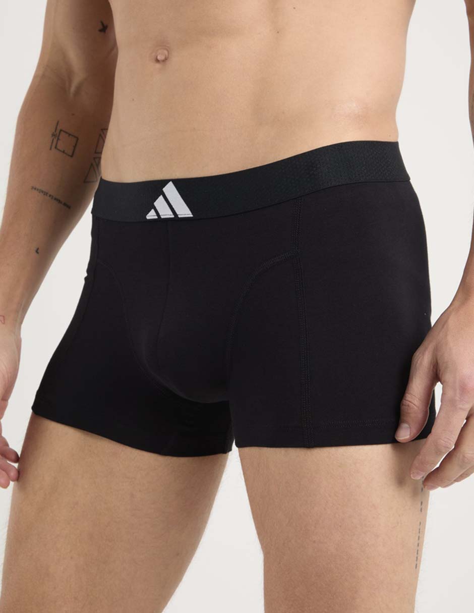 Set Bóxer trunk adidas de algodón para hombre 3 piezas