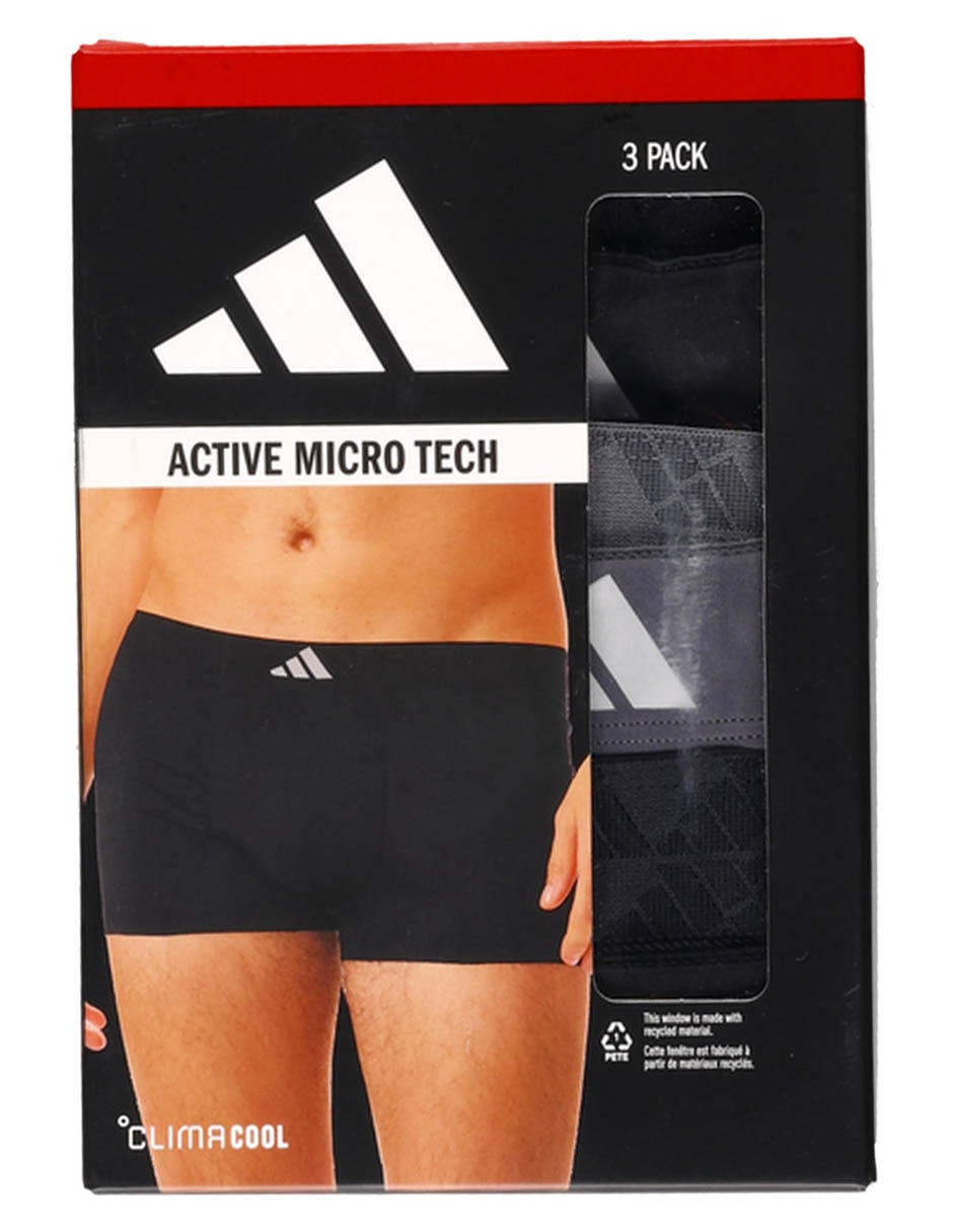 Set Bóxer trunk adidas de para hombre 3 piezas