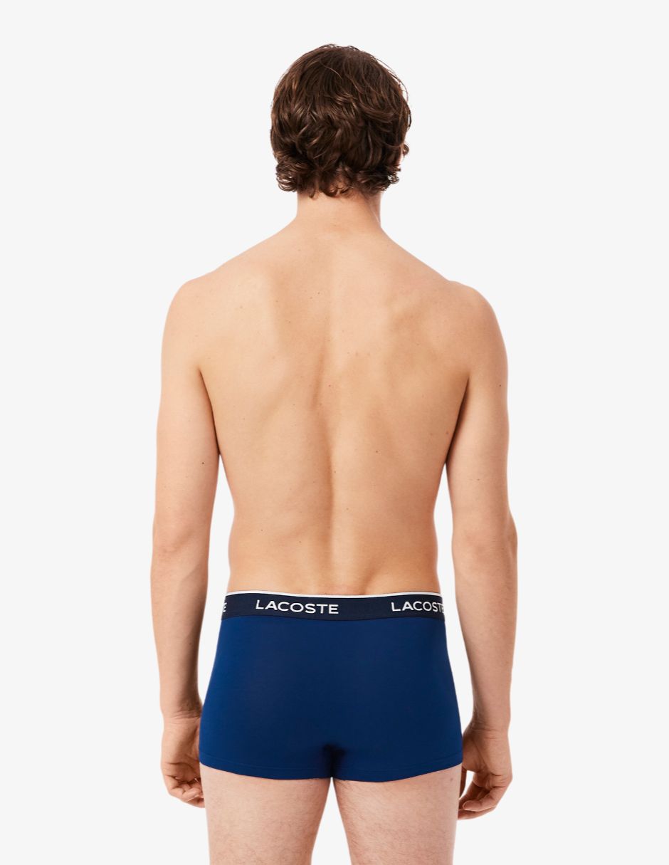 Set Bóxer Trunk Lacoste de algodón para hombre 3 piezas