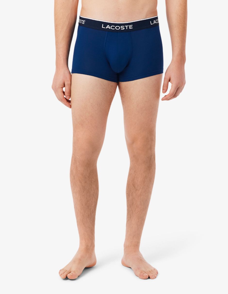 Set Bóxer Trunk Lacoste de algodón para hombre 3 piezas