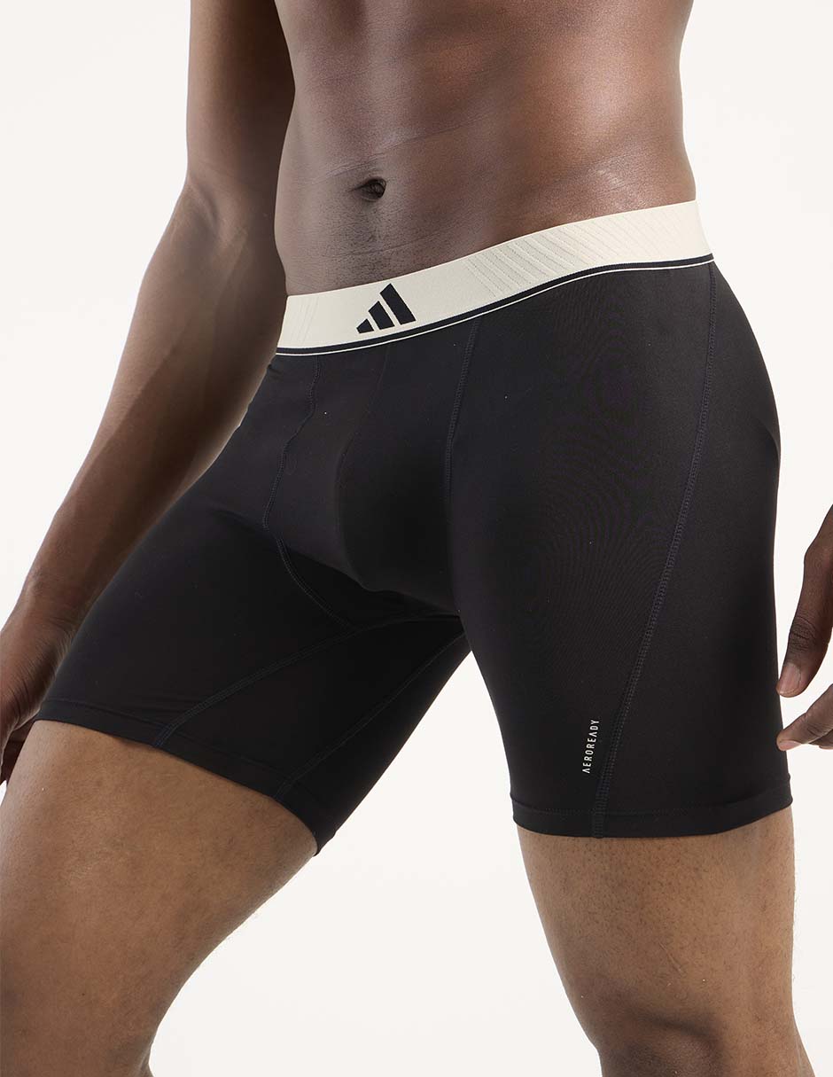 Set bóxer brief Adidas de algodón para hombre 3 piezas
