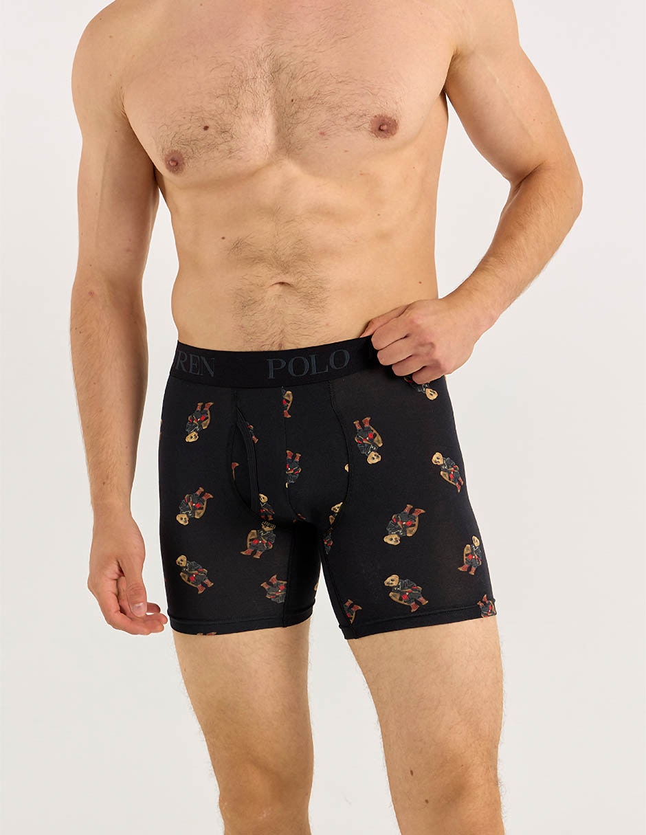 Set bóxer brief Polo Rl de algodón para hombre 3 piezas