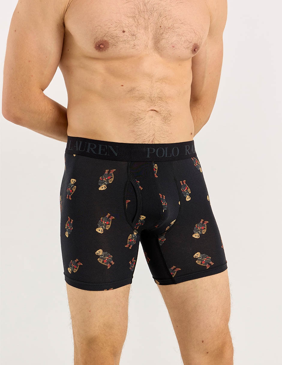 Set bóxer brief Polo Rl de algodón para hombre 3 piezas