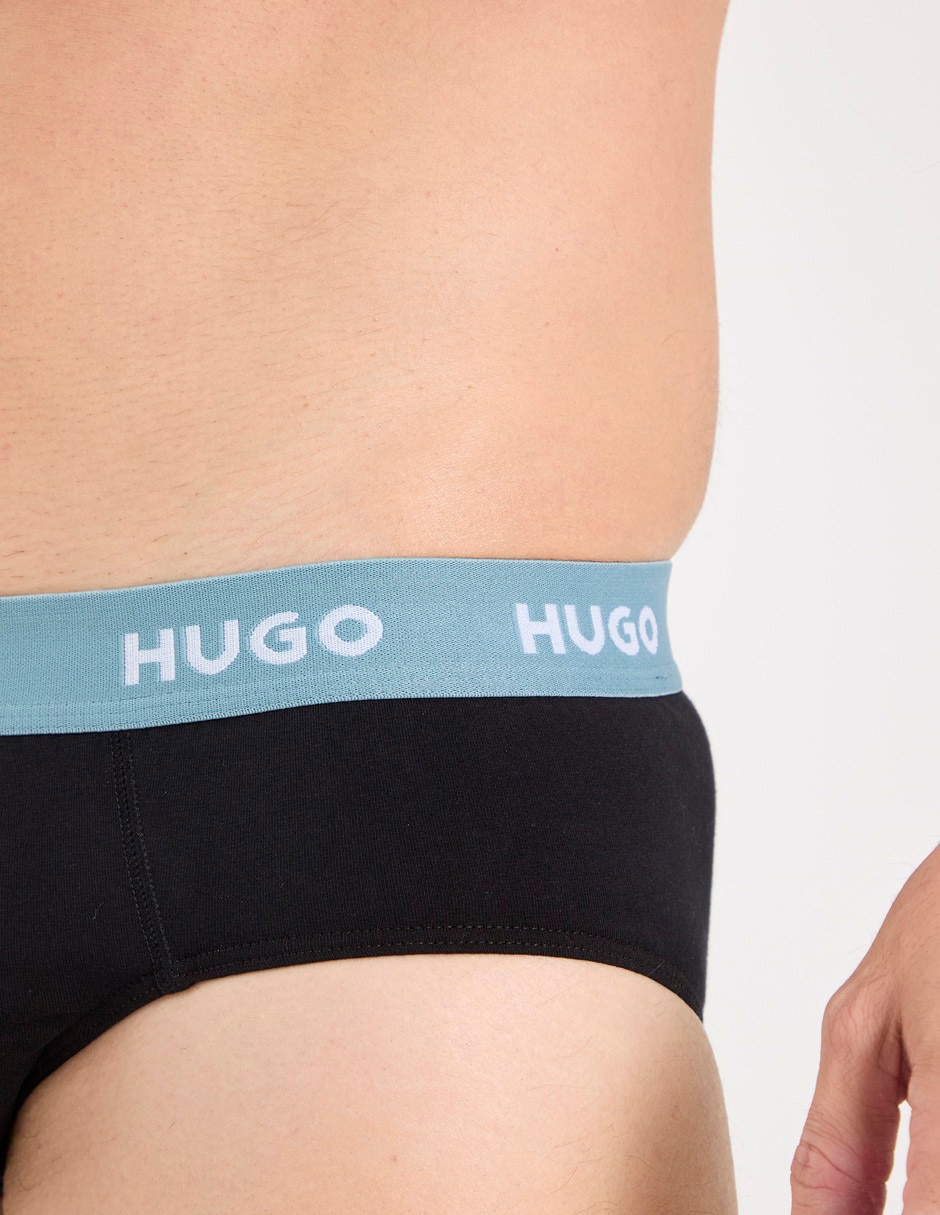 Trusa Hugo De Algodón Para Hombre 3 Piezas (Si Aplica)