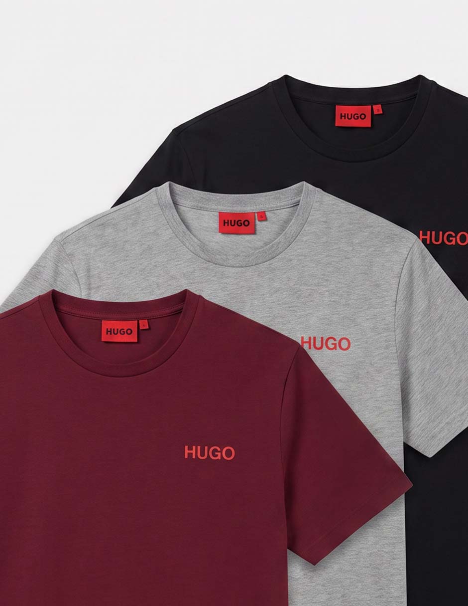 Set camiseta cuello redondo para hombre 4