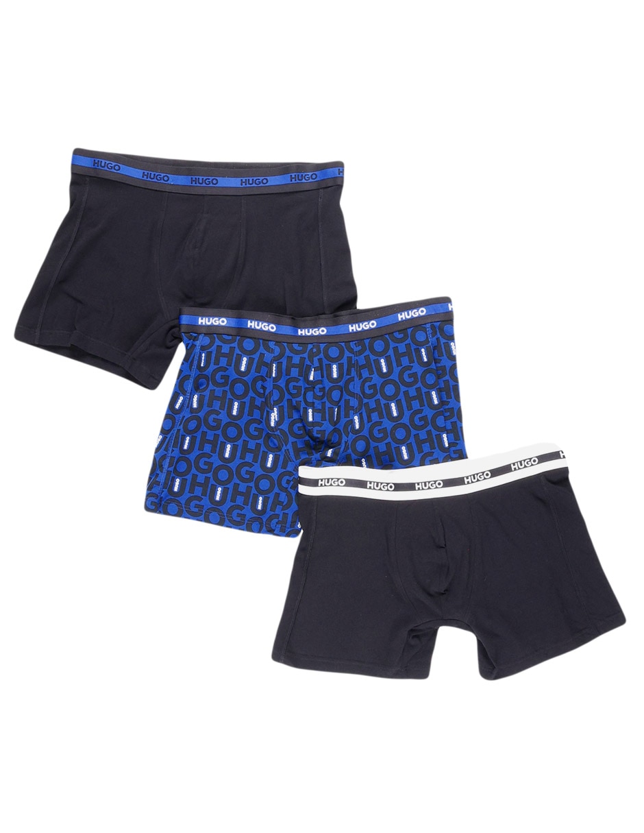 Bóxer Trunk Hugo De Algodón Para Hombre 3 Piezas (Si Aplica)