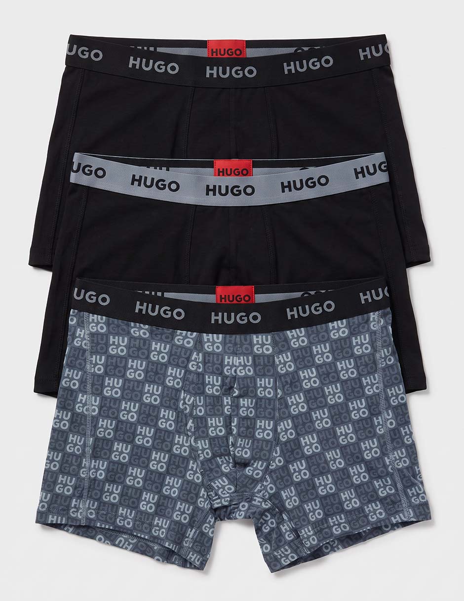 Set bóxer brief hugo de algodón para hombre 3 piezas