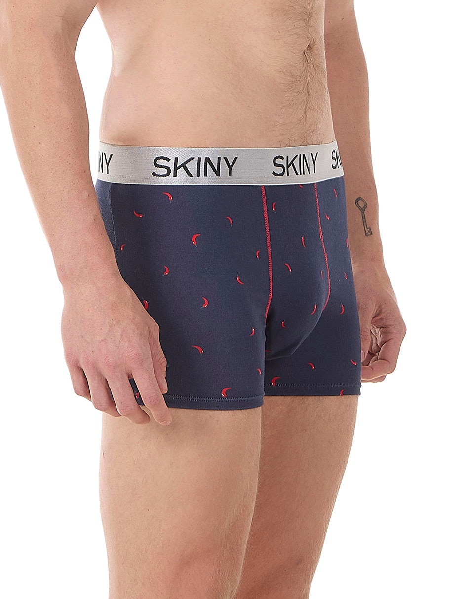 Set bóxer Skiny de algodón para hombre 3 piezas