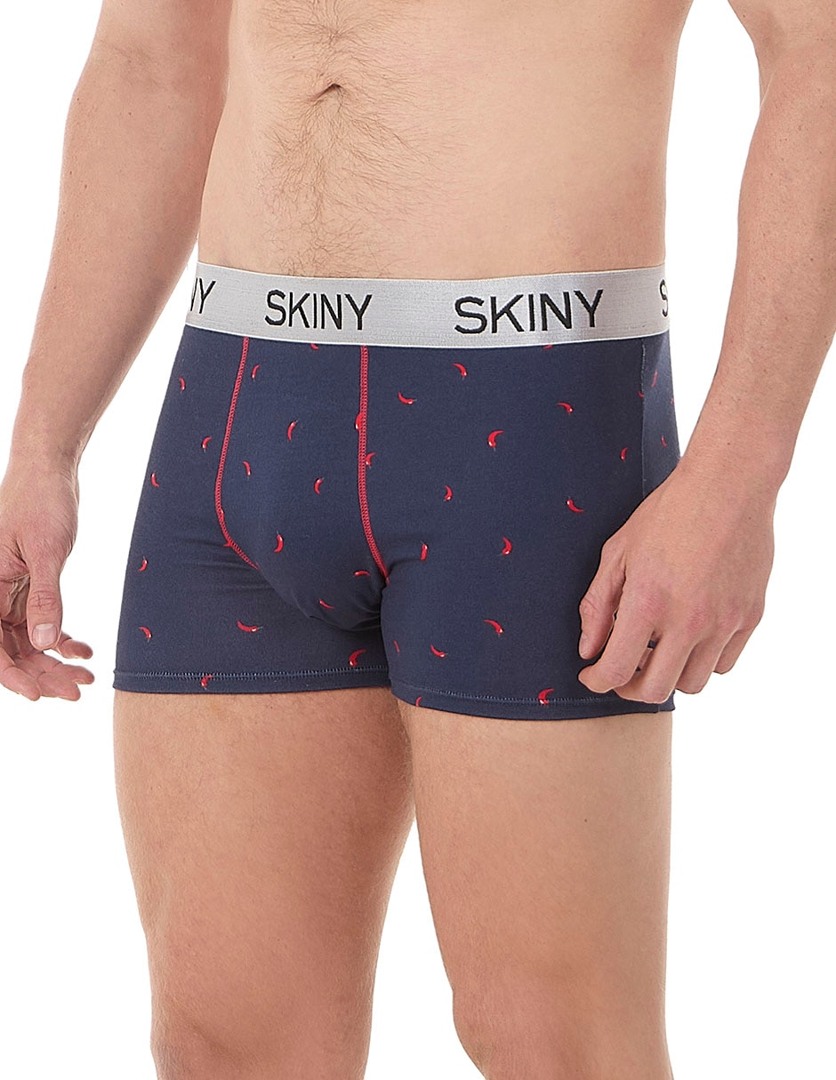 Set bóxer Skiny de algodón para hombre 3 piezas