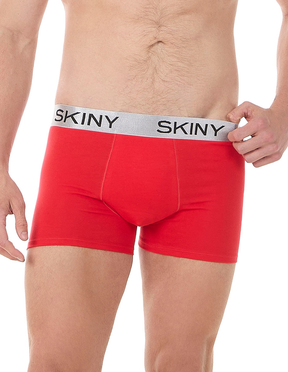 Set bóxer Skiny de algodón para hombre 3 piezas