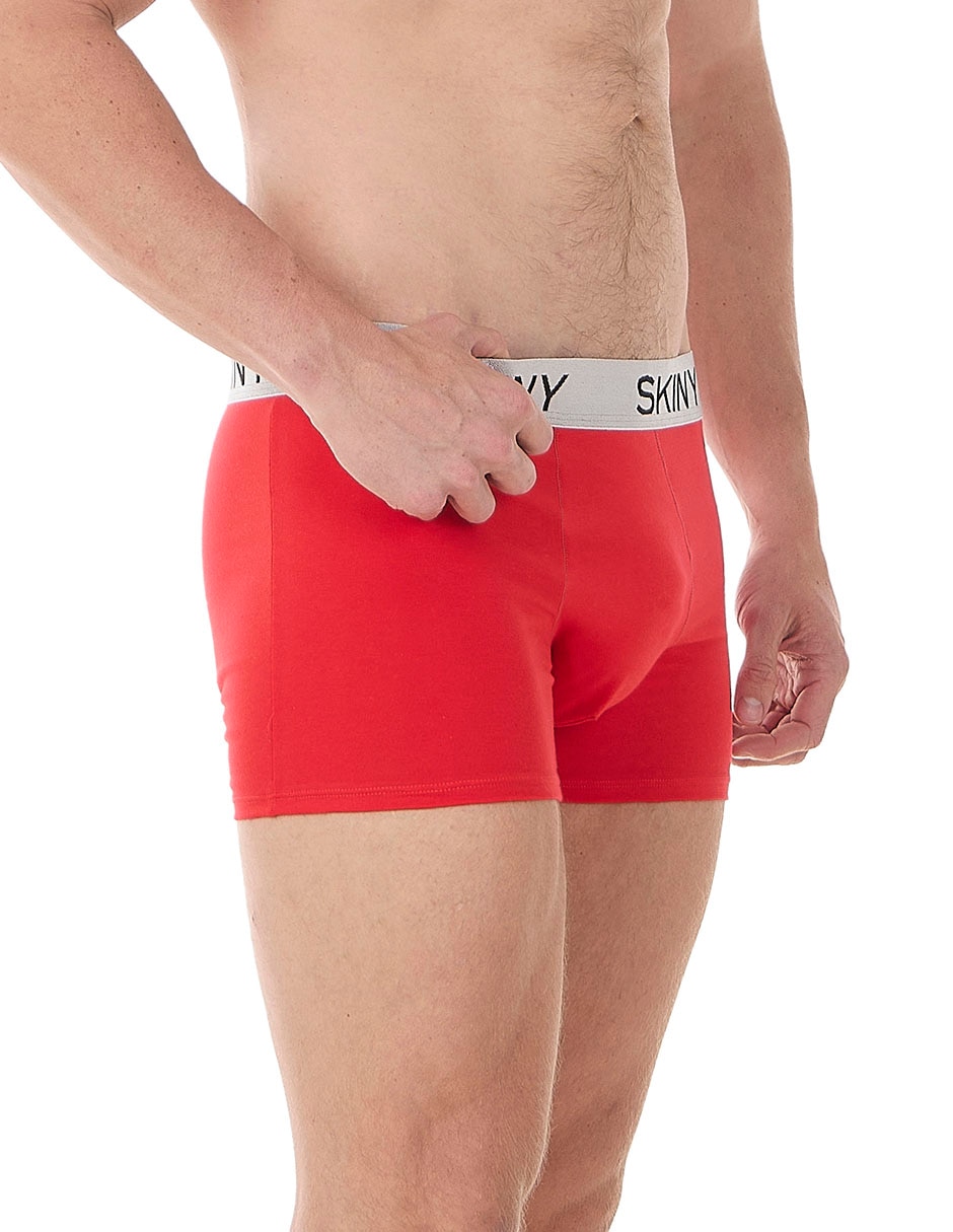 Set bóxer Skiny de algodón para hombre 3 piezas