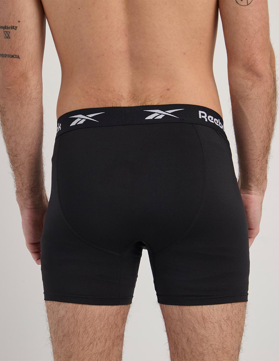 Set bóxer reebok para hombre 3 piezas