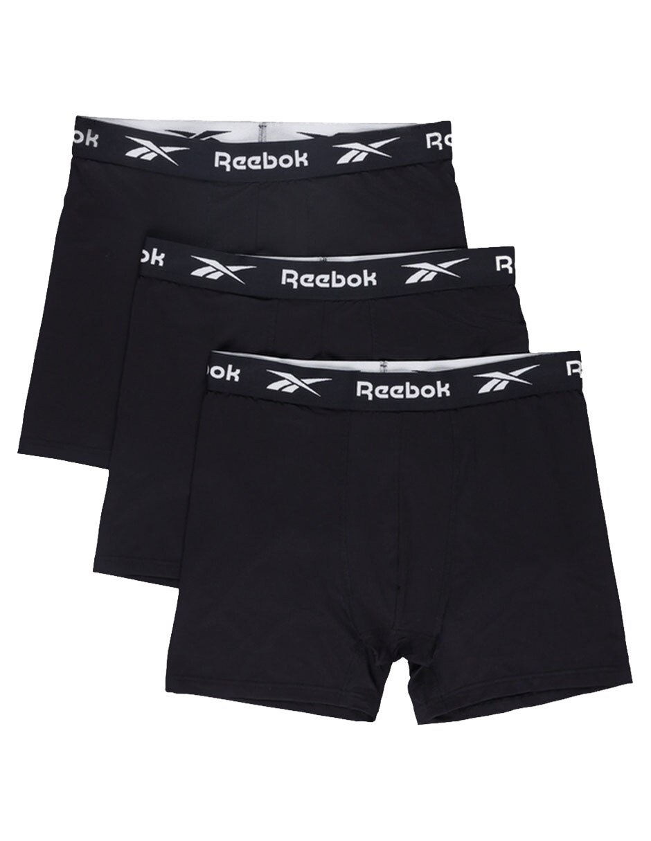 Set bóxer reebok para hombre 3 piezas