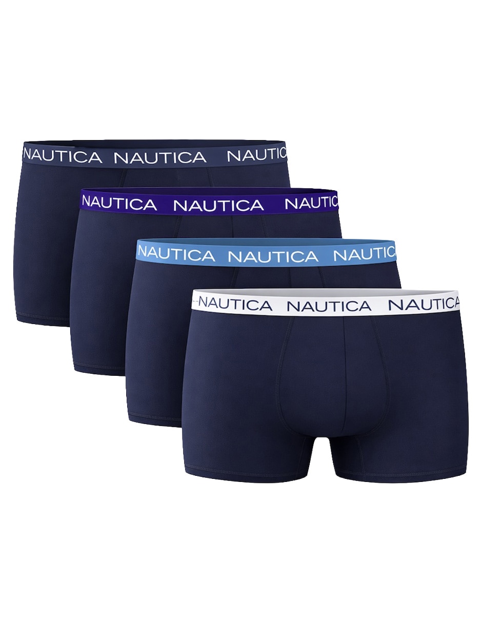 Bóxer brief nautica de poliéster para hombre 4 piezas