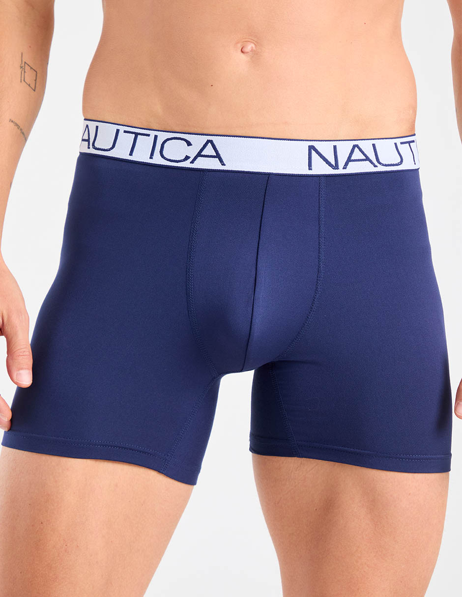 Bóxer brief nautica de poliéster para hombre 4 piezas