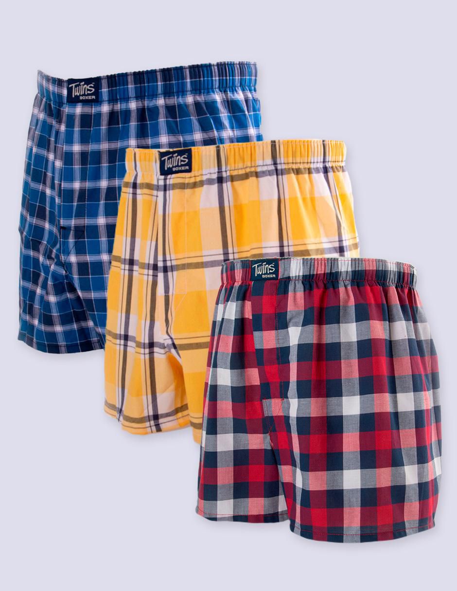 Set de bóxer de algodón para hombre 2