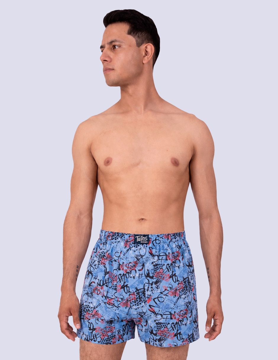 Set bóxer Twins de algodón para hombre 3 piezas