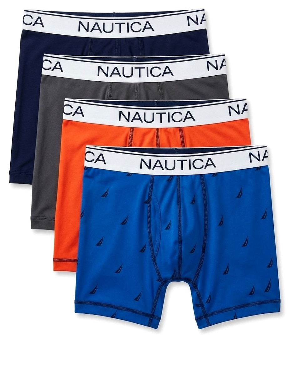 Set bóxer brief Nautica para hombre 4 piezas