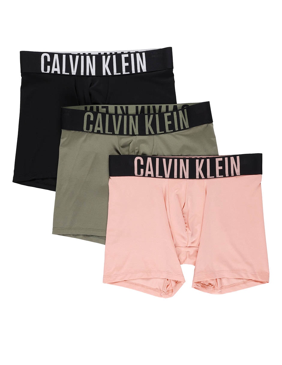 Bóxer brief calvin klein para hombre 3 piezas