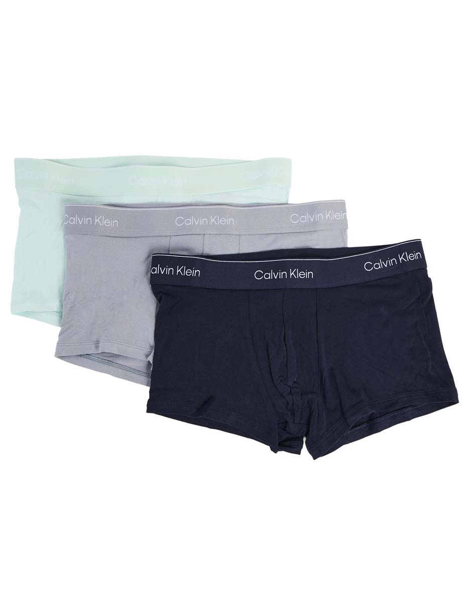 Bóxer brief calvin klein de algodón para hombre 3 piezas