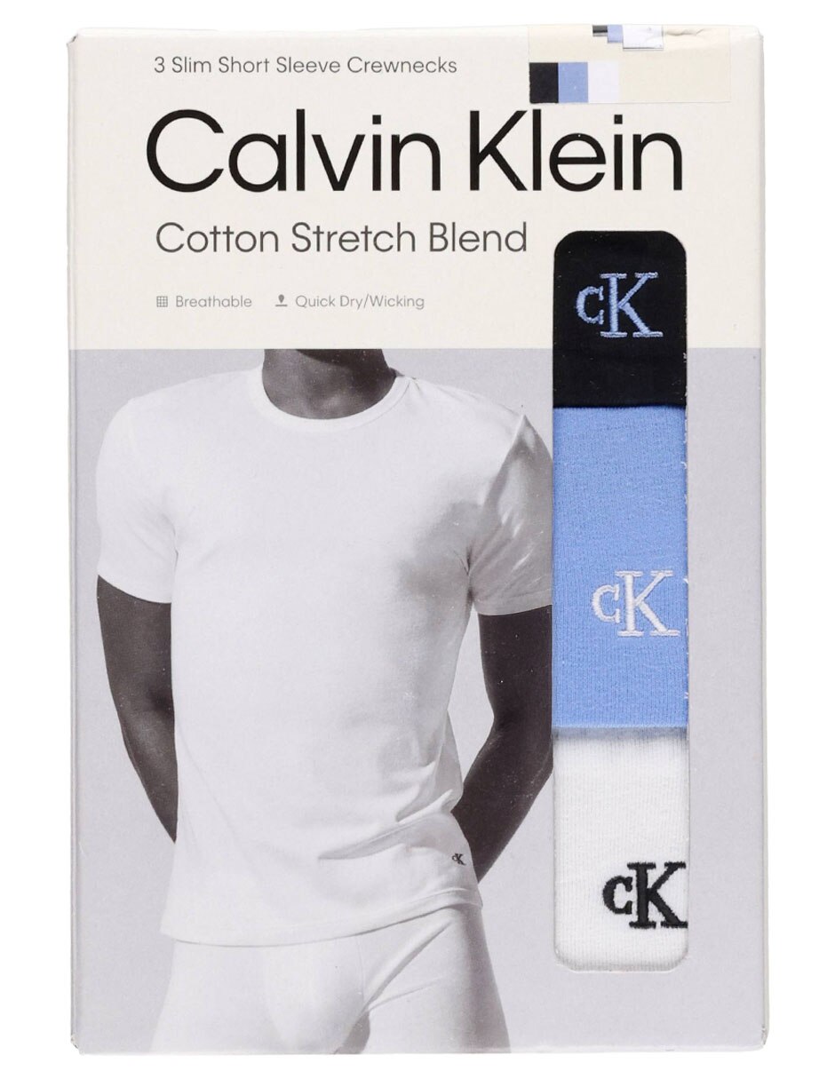 Set camisa Calvin Klein cuello redondo para hombre 6