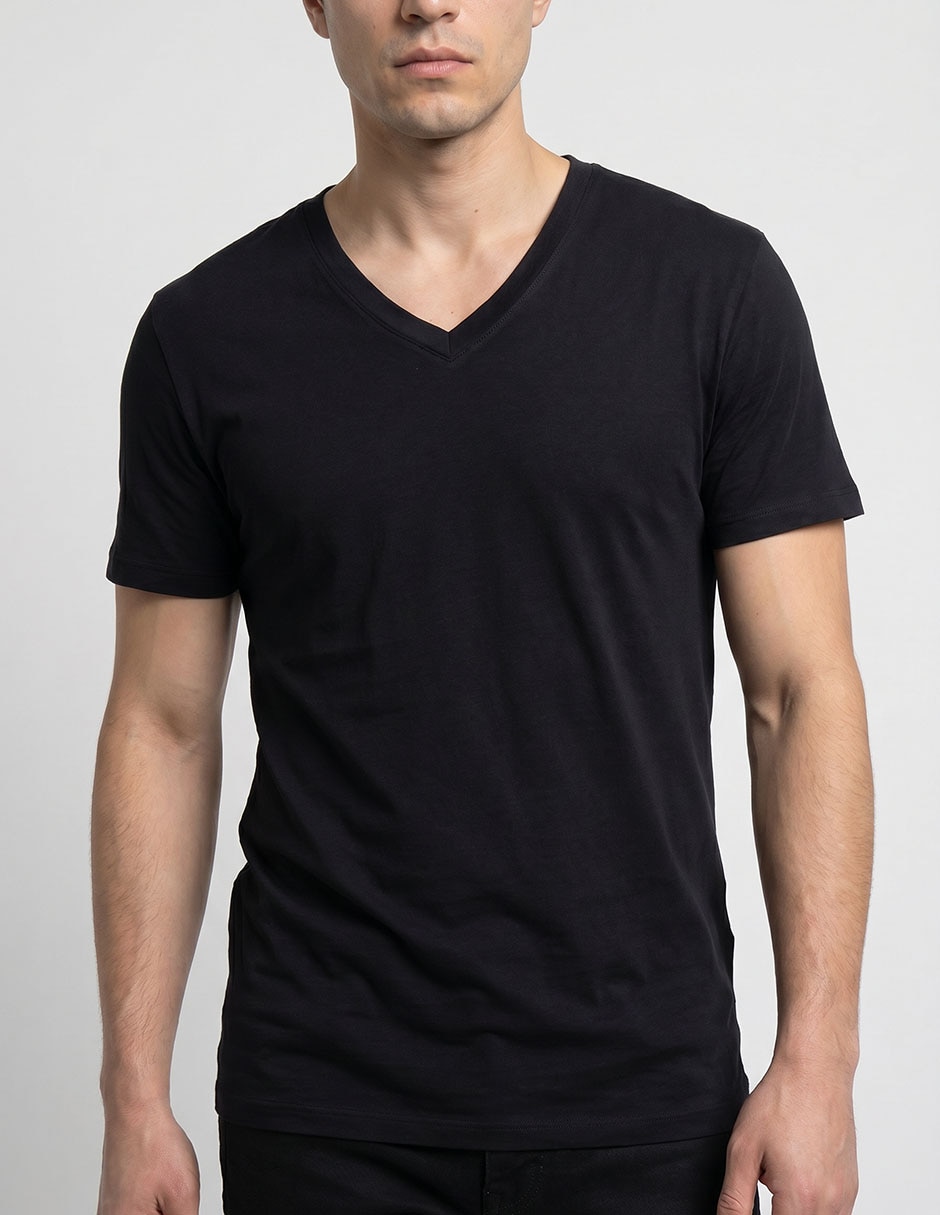 Camiseta cuello v para hombre