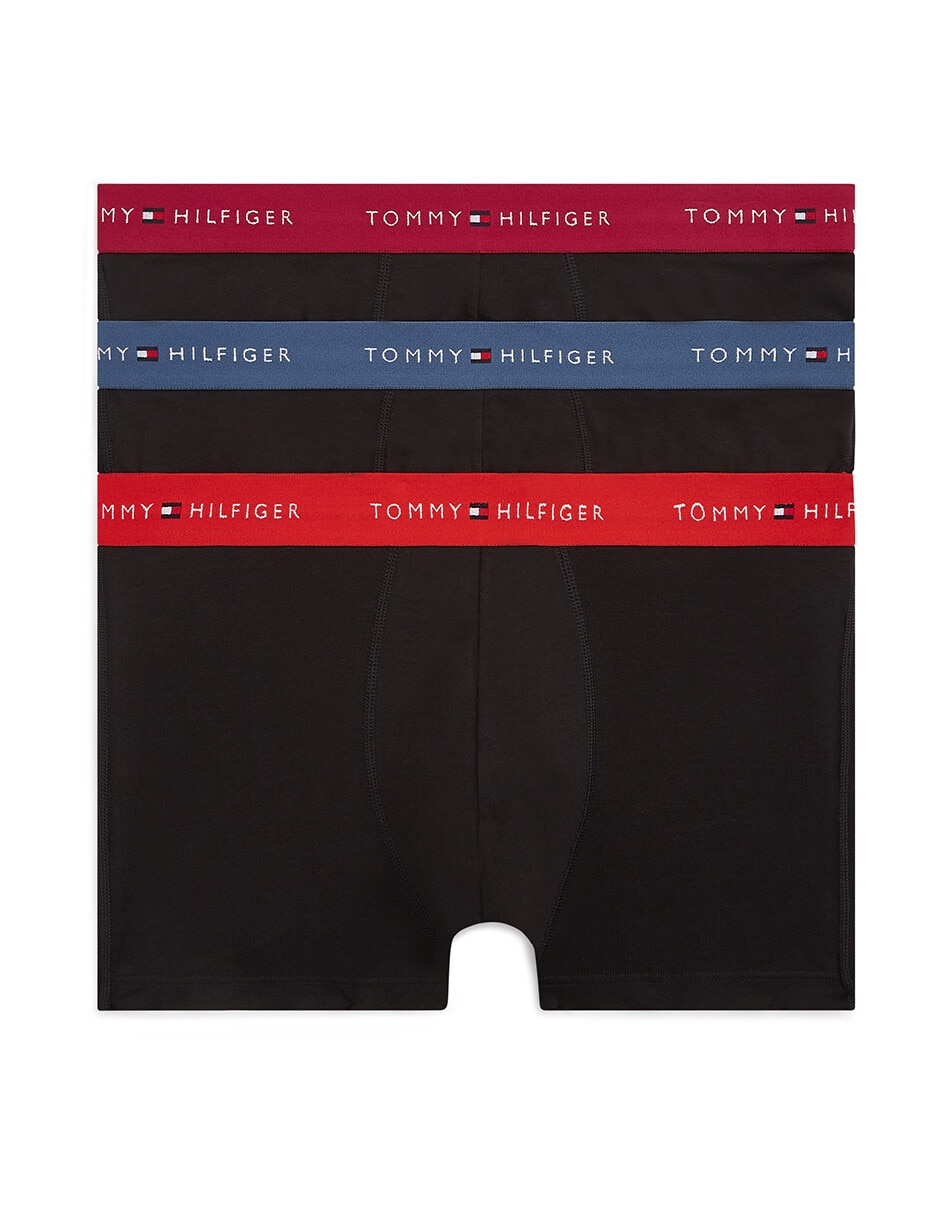 Set boxér trunk Tommy Hilfiger de algodón para hombre 3 piezas