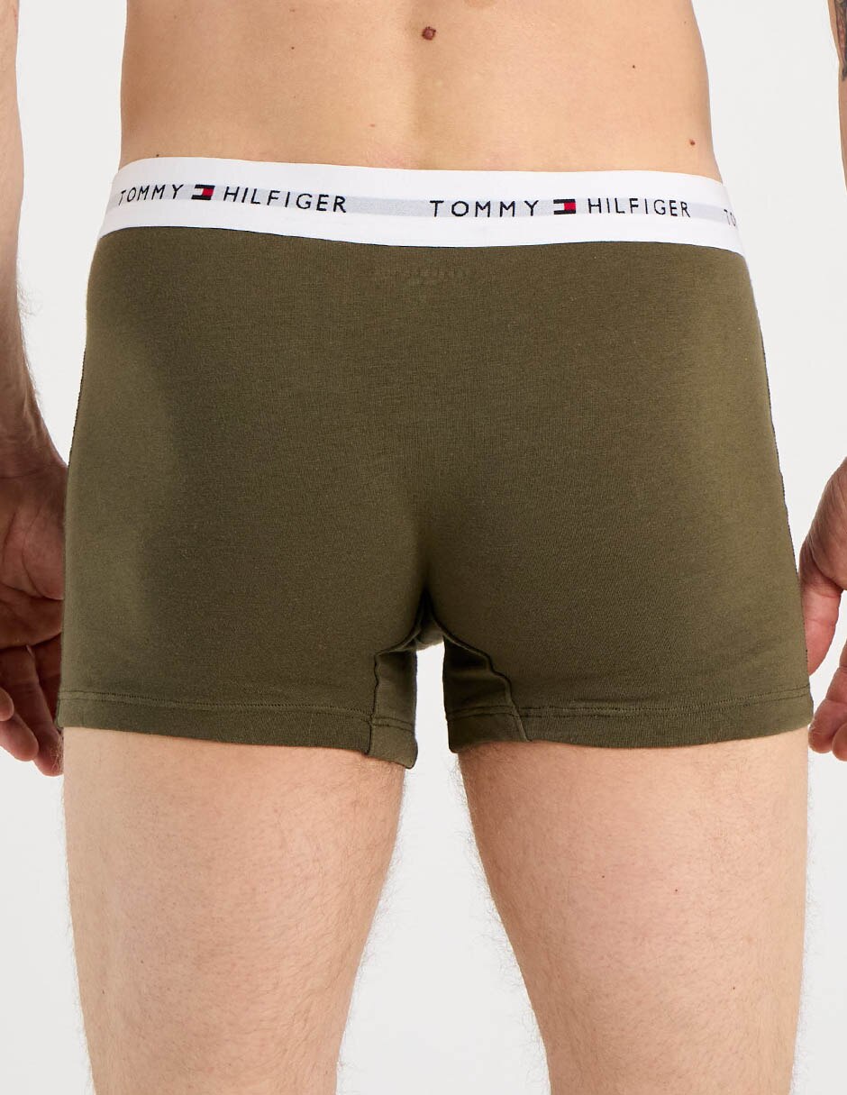 Bóxer trunk hilfiger de algodón para hombre 3 piezas 3