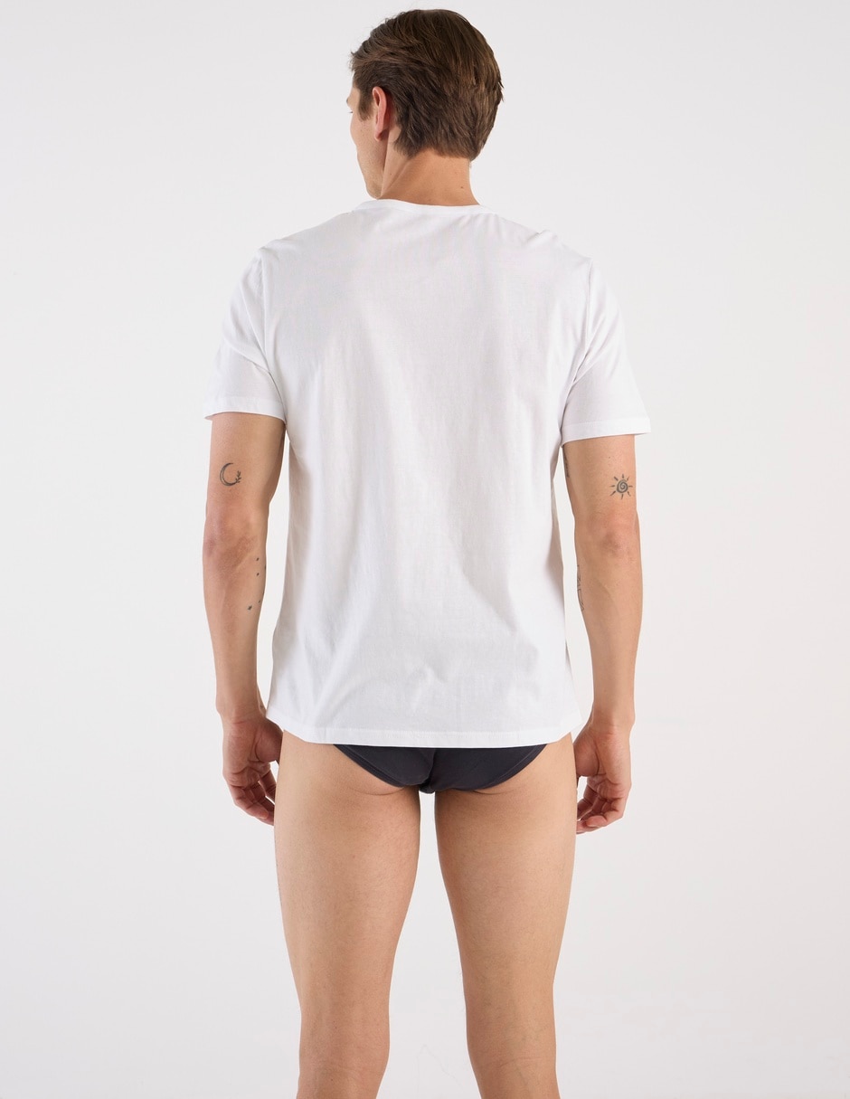 Camiseta cuello redondo para hombre