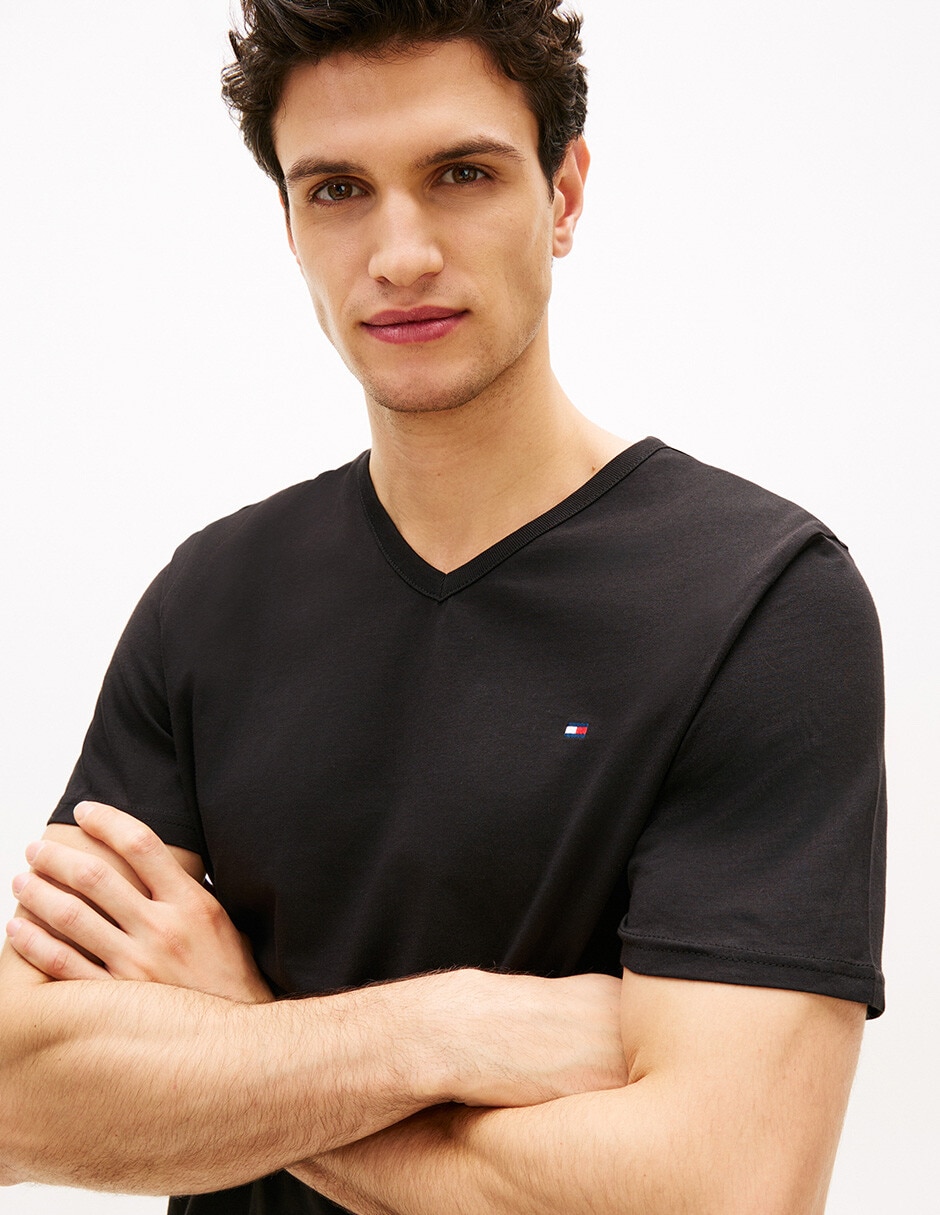 Camiseta tommy cuello redondo para hombre