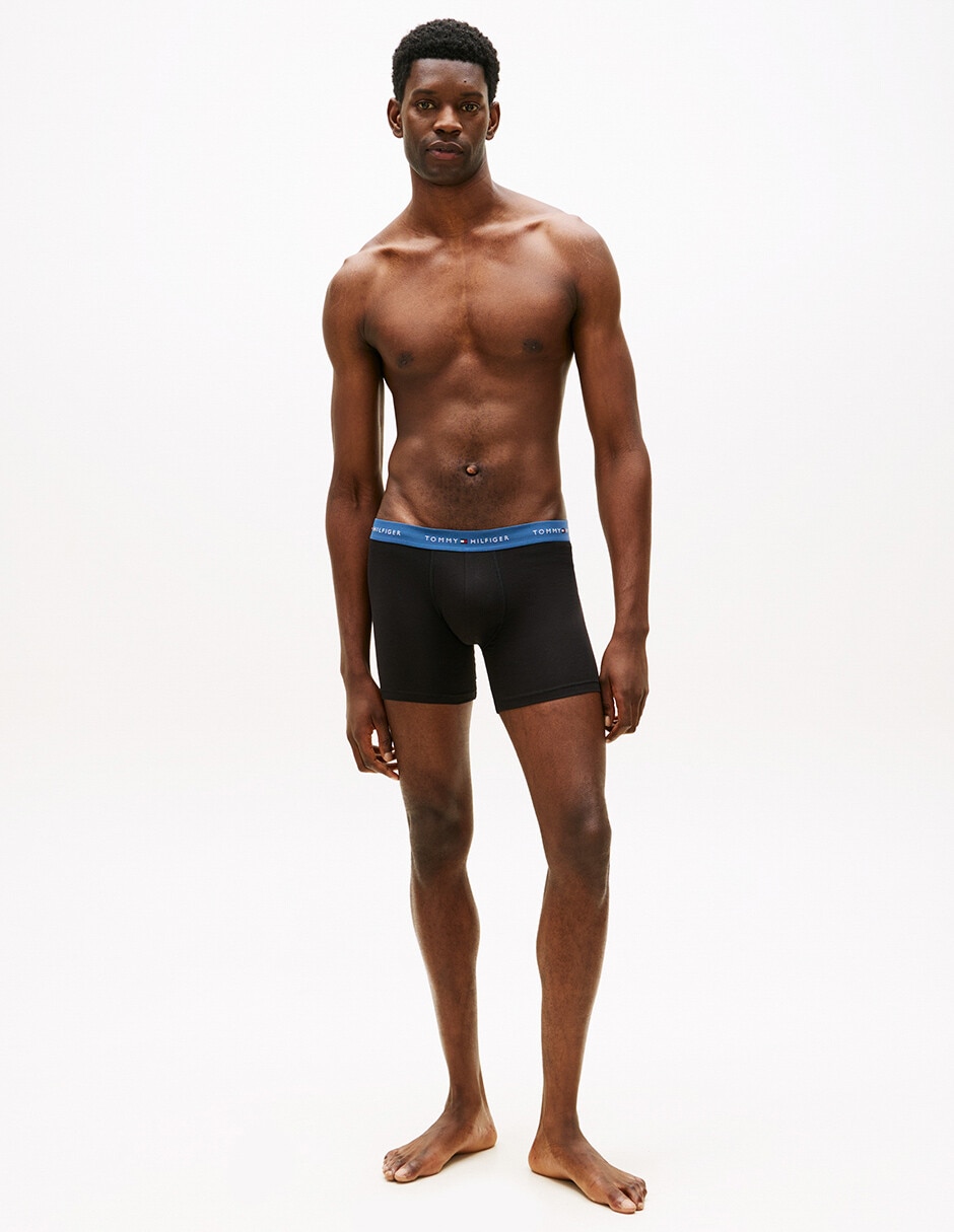 Bóxer brief de algodón para hombre 3 piezas unisex 4