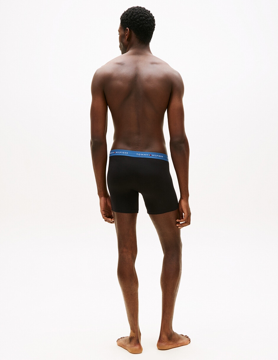 Bóxer brief de algodón para hombre 3 piezas unisex 6