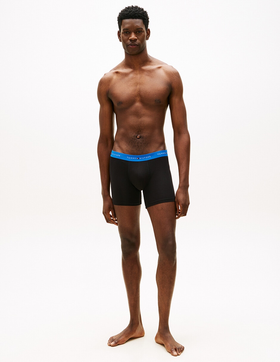 Bóxer brief de algodón para hombre 3 piezas unisex 4