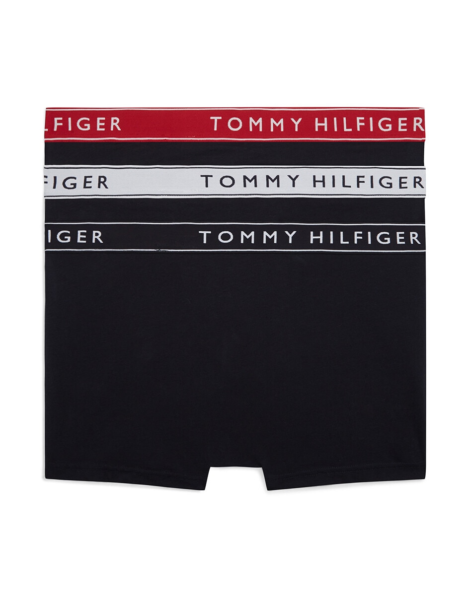 Bóxer trunk tommy hilfiger de algodón para hombre 3 piezas