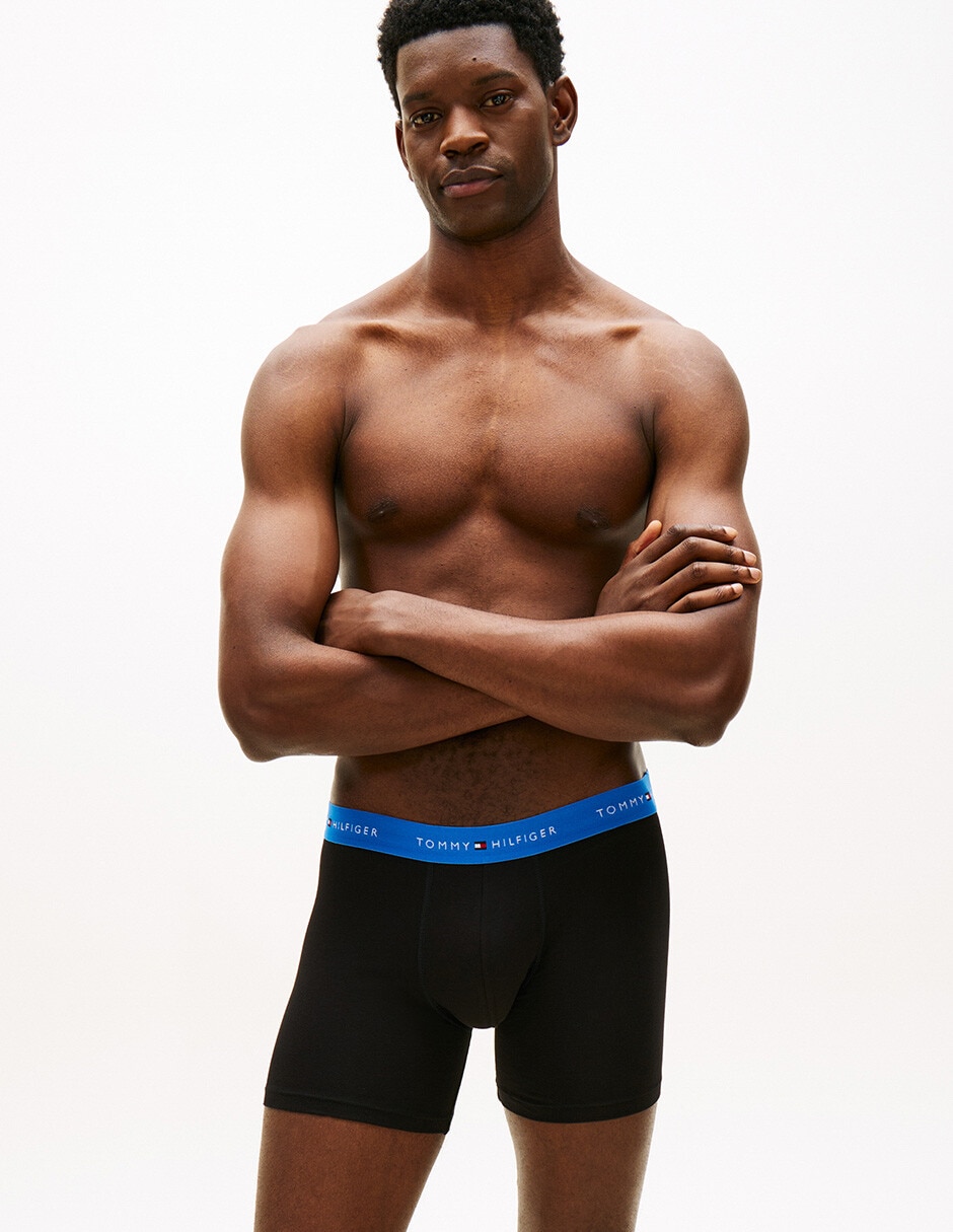 Bóxer brief de algodón para hombre 3 piezas unisex 6