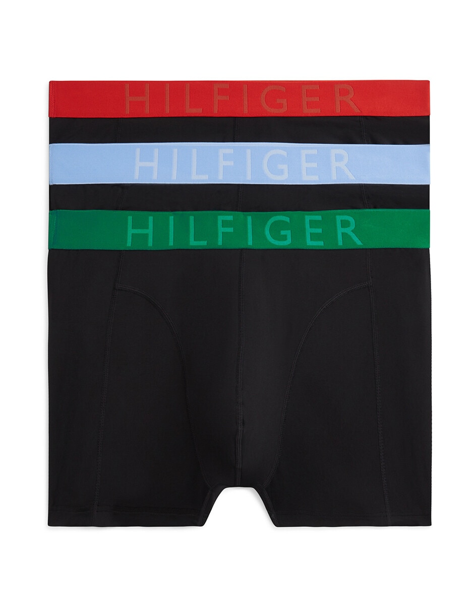 Set bóxer trunk Tommy Hilfiger de nylon para hombre 3 piezas