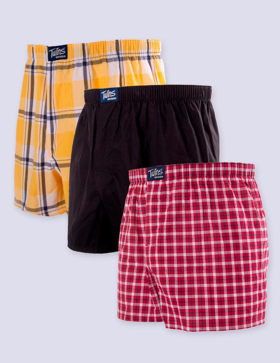Set de bóxer de algodón para hombre