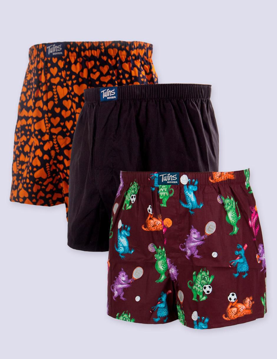 Set de bóxer de algodón para hombre