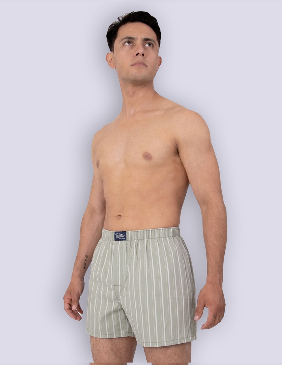 Set de bóxer de algodón para hombre 2