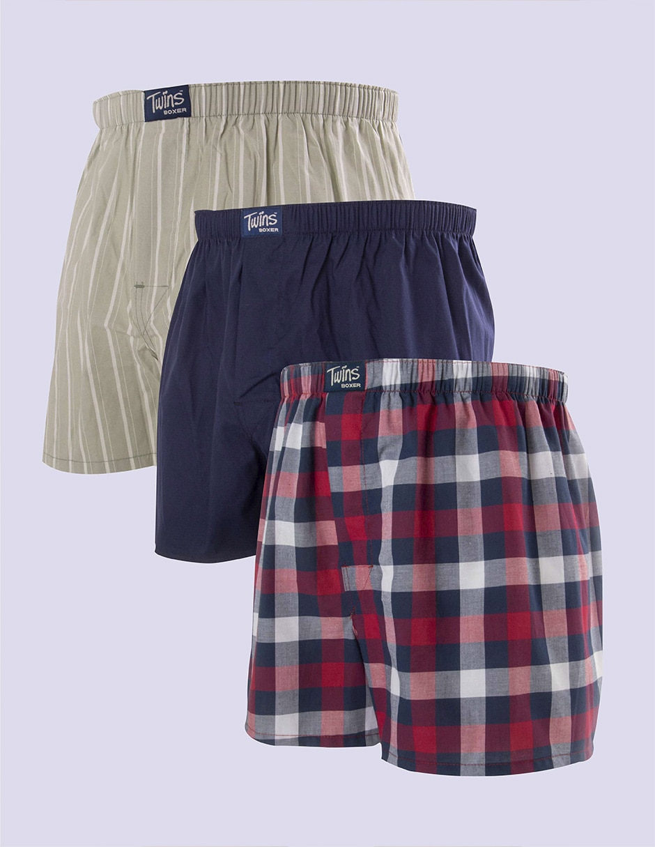 Set de bóxer de algodón para hombre 5