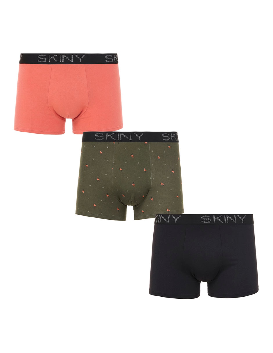 Set bóxer trunk skiny para hombre 3 piezas