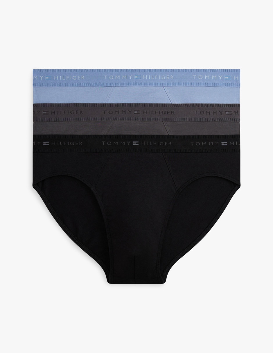 Trusa Tommy de algodón para hombre 3 piezas