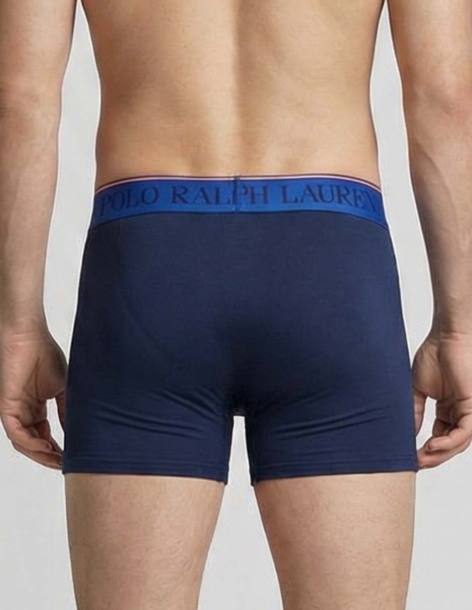 Set bóxer brief Polo RL de algodón para hombre 3 piezas 5