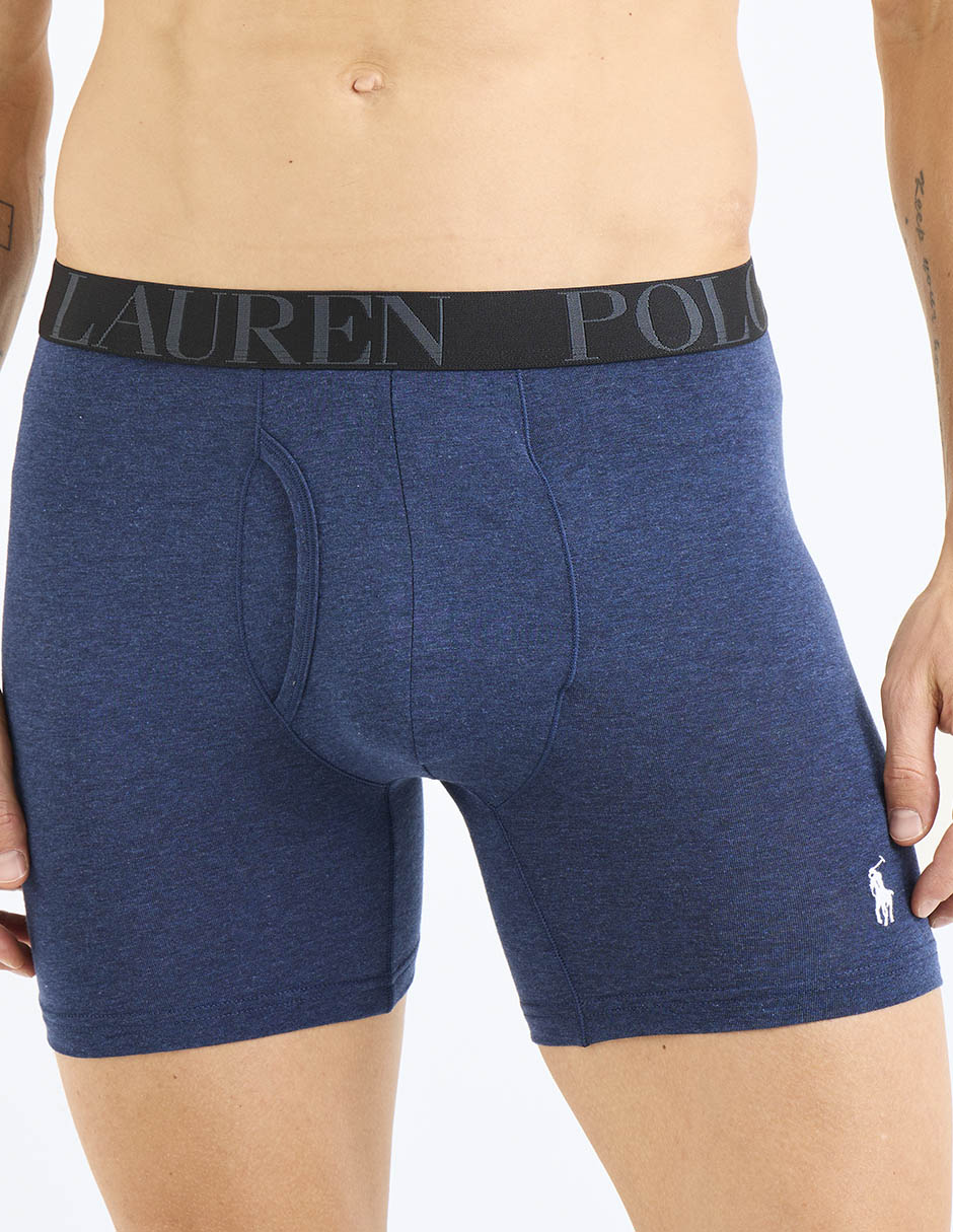 Set bóxer brief polo rl de algodón para hombre 5 piezas